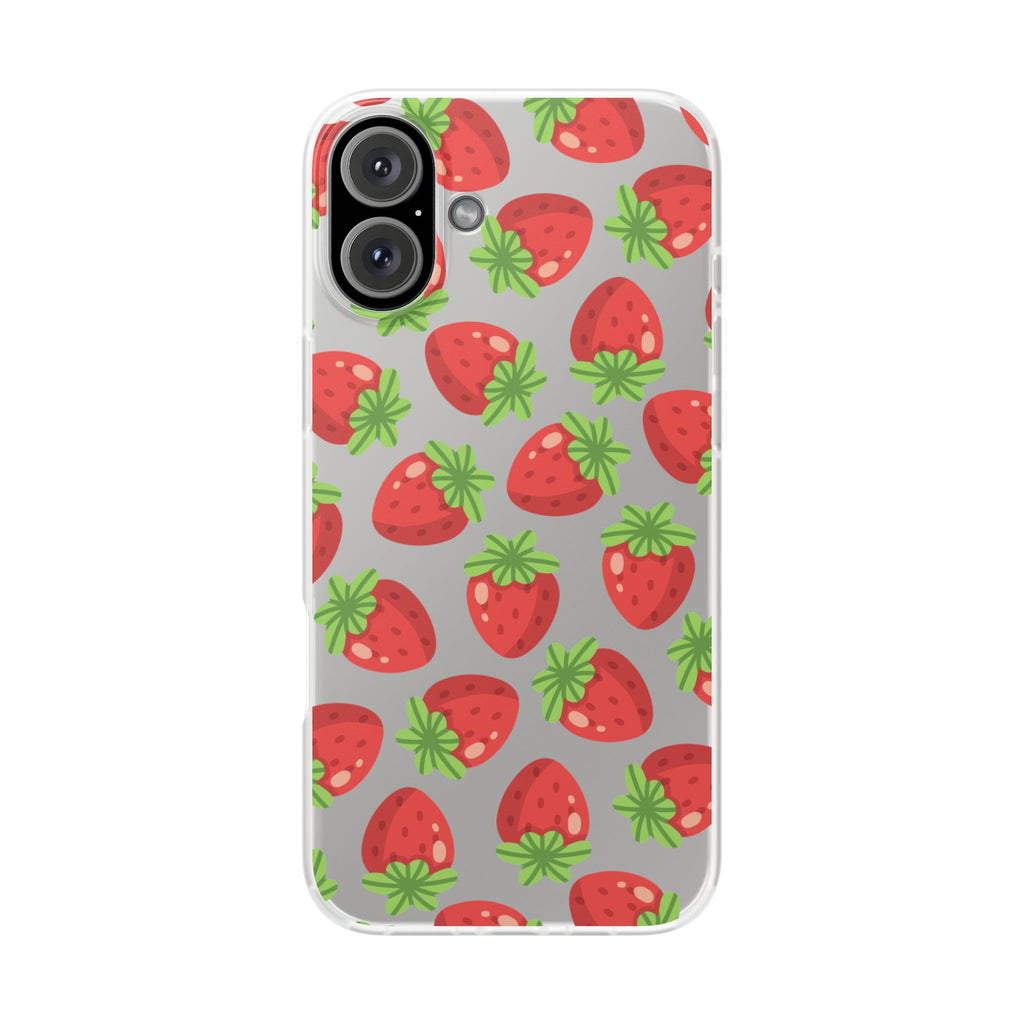 Strawberry Soft Flexi Case - iPhone - MVB STUDIO STORE