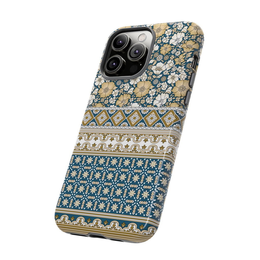 Vintage Floral Tough Phone Case for iPhone 14 models