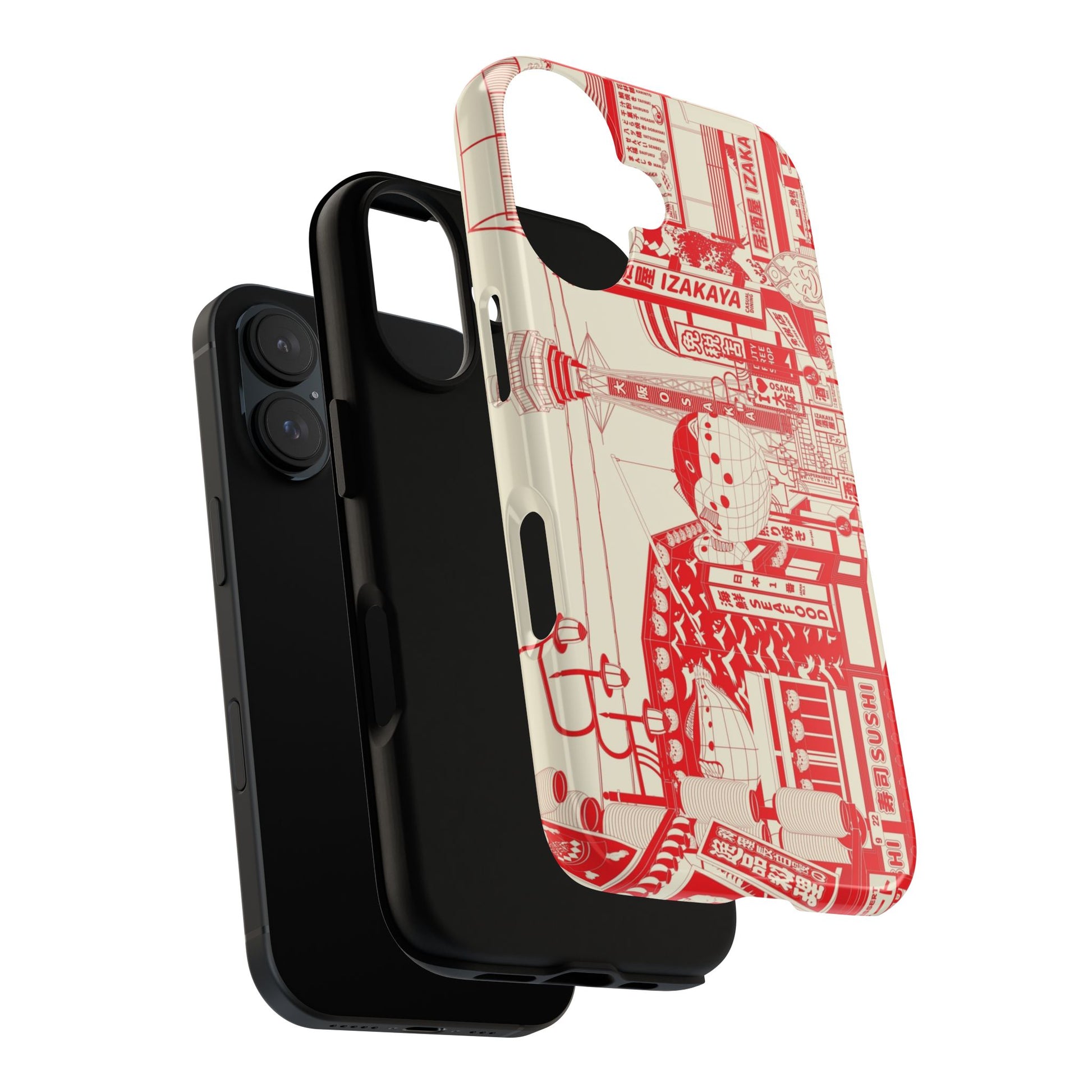 Osaka Sketch Tough Phone Case for iPhone 16 Models