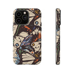 Retro Butterflies Tough iPhone Case - MVB STUDIO STORE