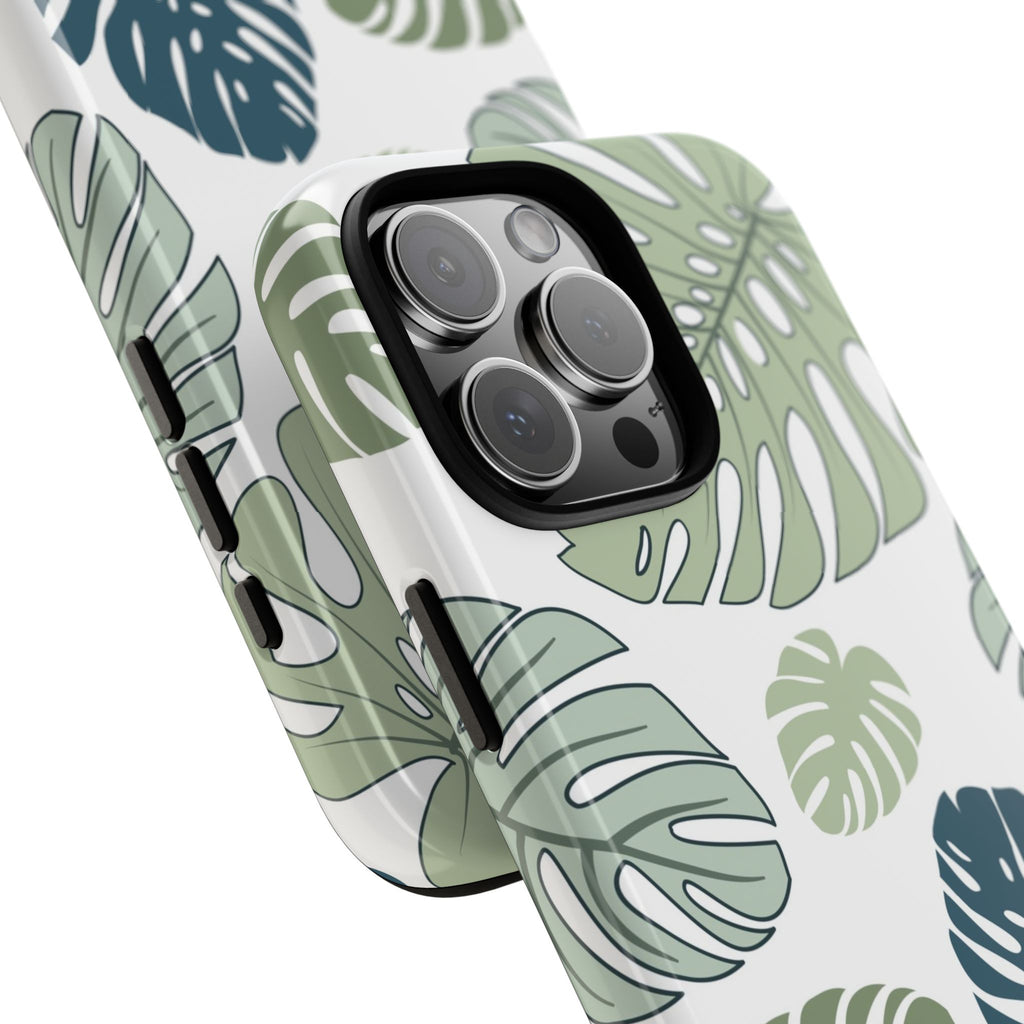 Monstera Leaves Tough iPhone Case - MVB STUDIO STORE