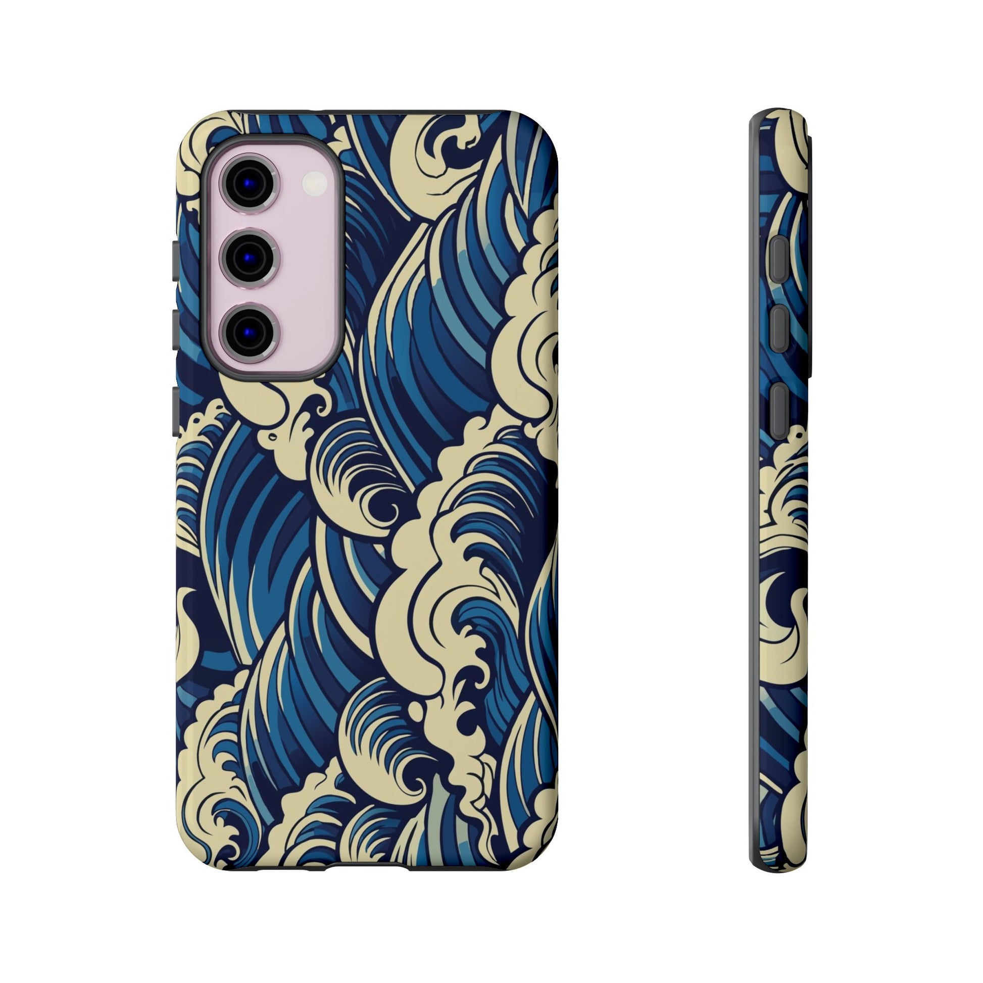 Blue Ocean Wave Tough Samsung Phone Case