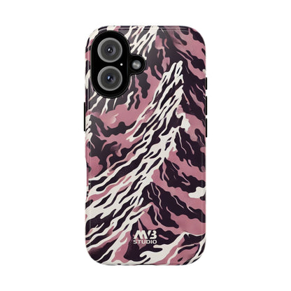Pink Camo Tough Phone Case - iPhone