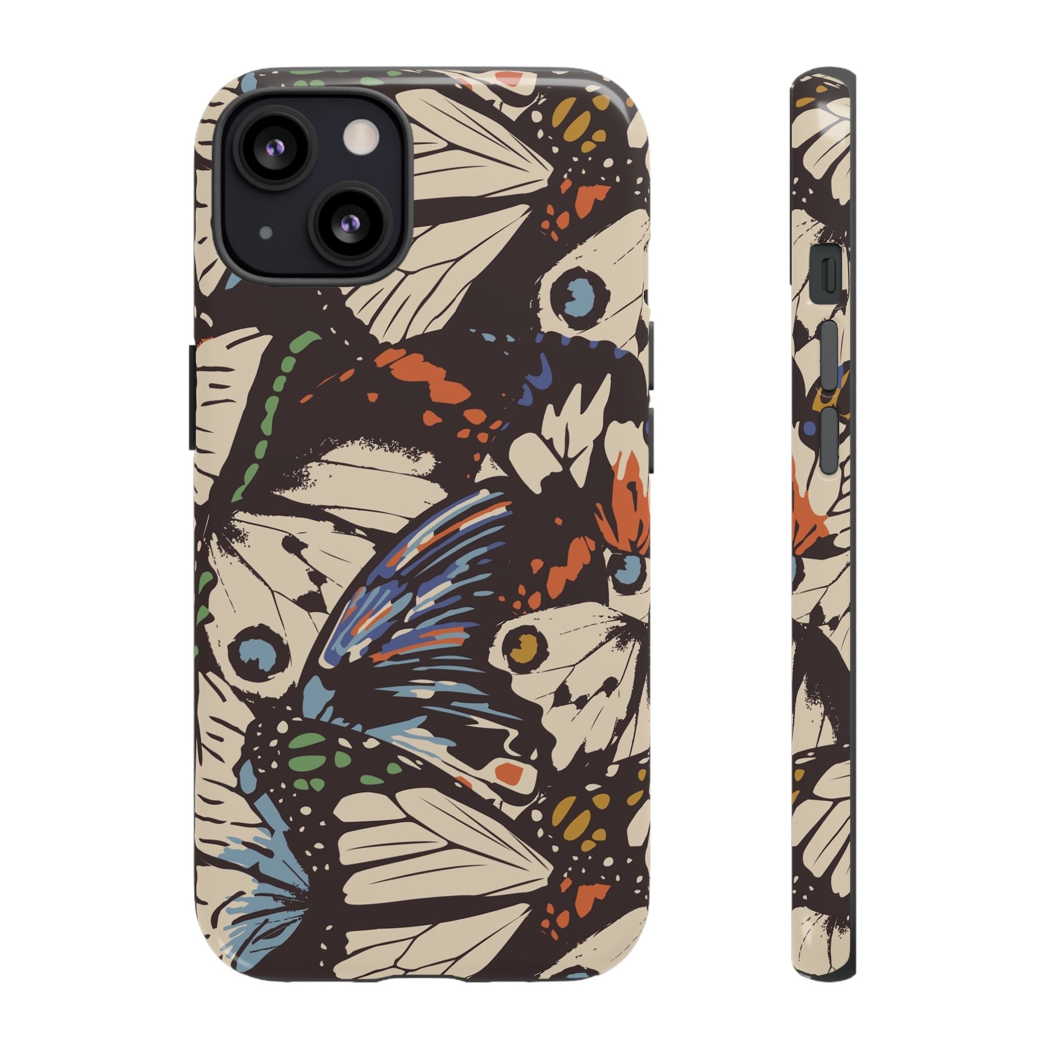 Retro Butterflies Tough iPhone Case - MVB STUDIO STORE
