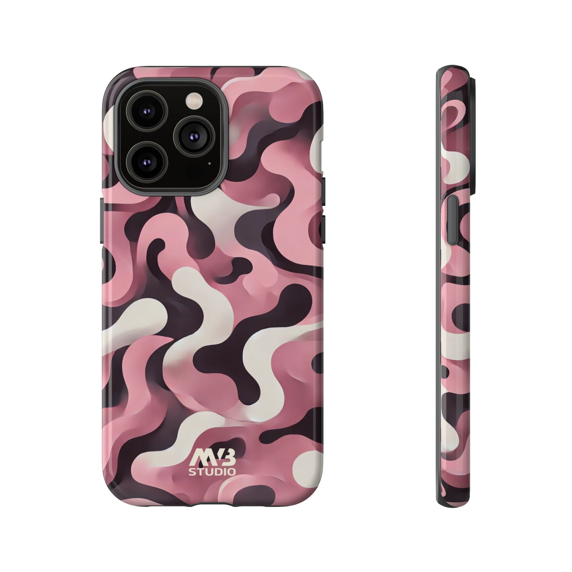 Pink Camouflage Tough iPhone Case