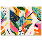 Abstract Flowers Poster