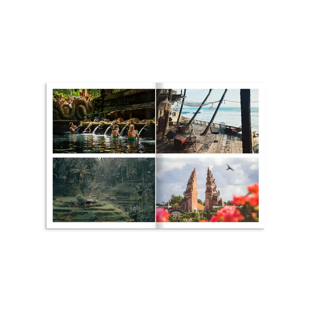 Bali Travel Photo Book inside page