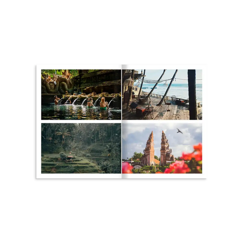 Bali Travel Photo Book inside page