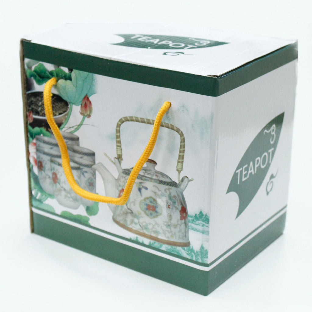 Gift bag with teapot design and 'Teapot' text on a white background