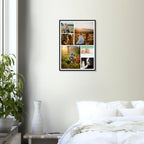 Custom Family Photo Wooden Framed Poster - A2