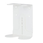 White metal bracket on a white background