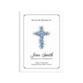 Forget-Me-Not Cross Funeral Order of Service