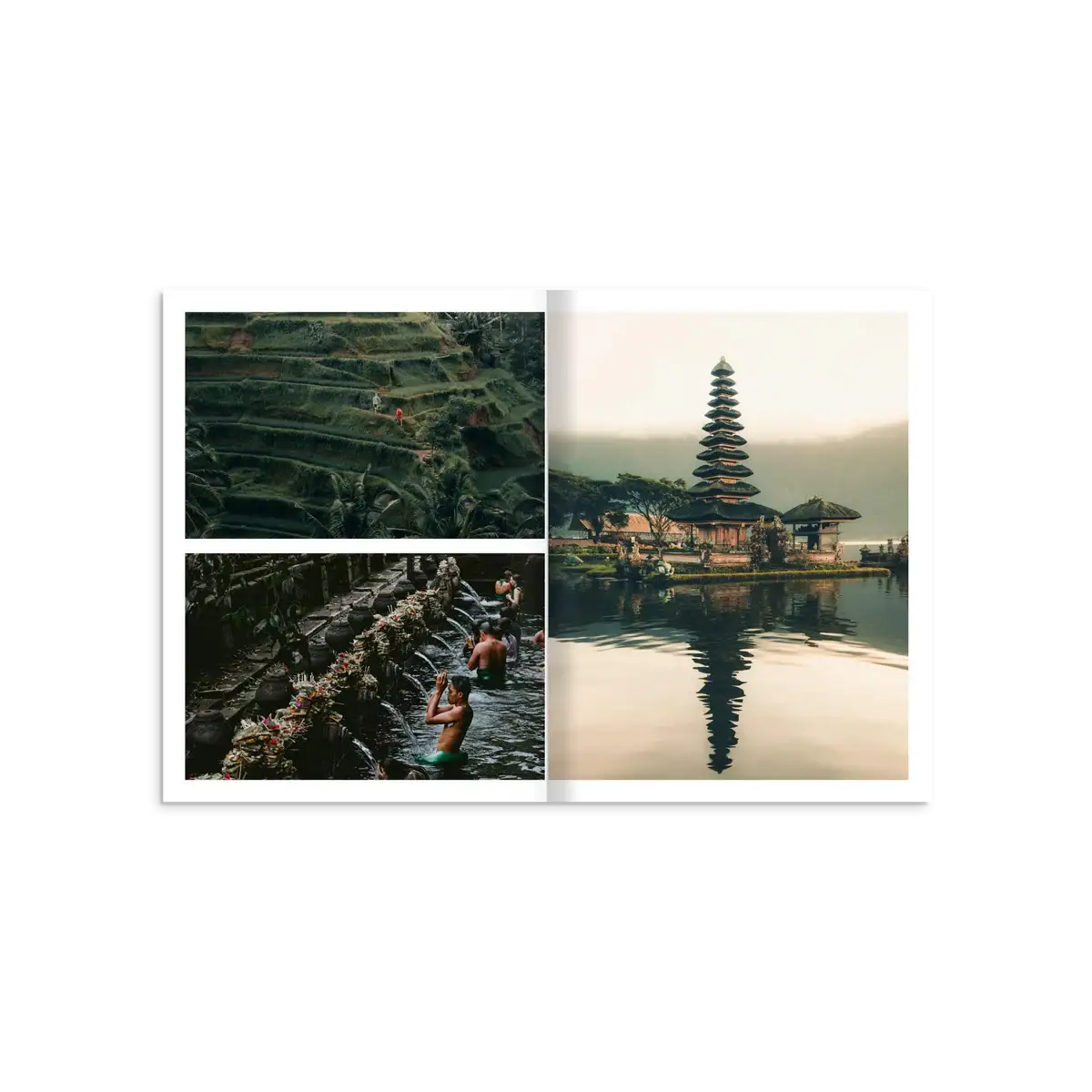 Bali Travel Photo Book inside page