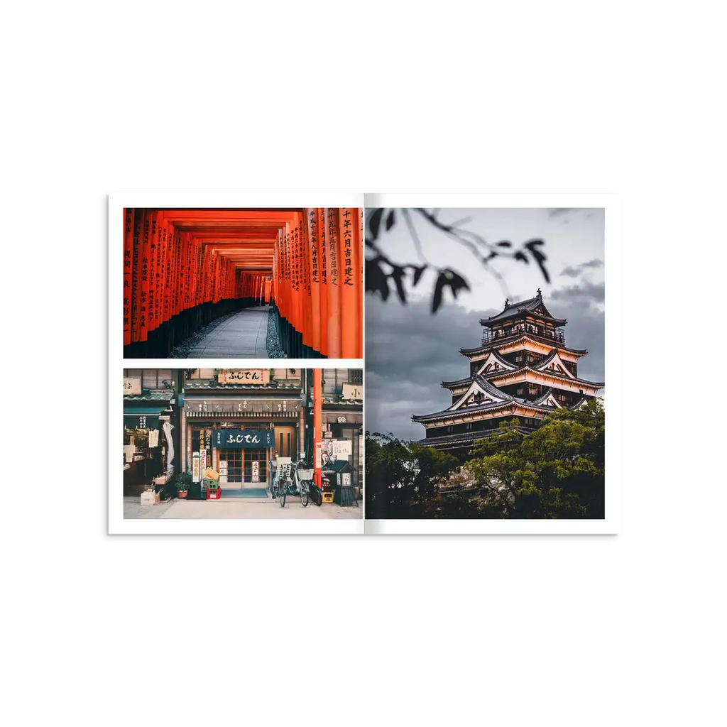 Japan Travel Photo Book with images of unique Japanese scene and architectures