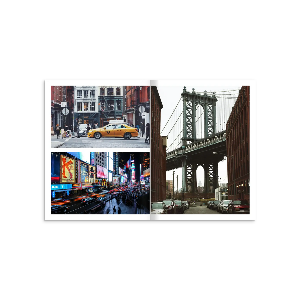 New York City Travel Photo Book - 50 pages inside