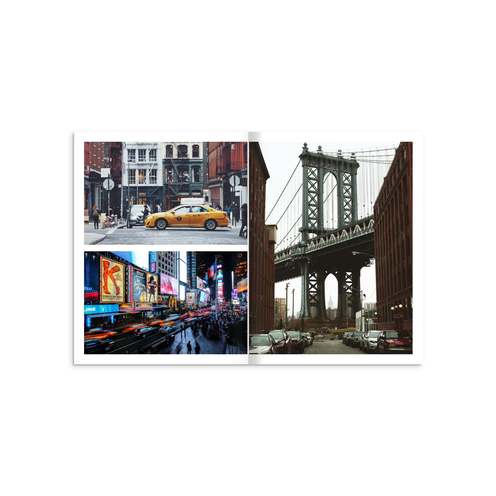 New York City Travel Photo Book - 50 pages inside