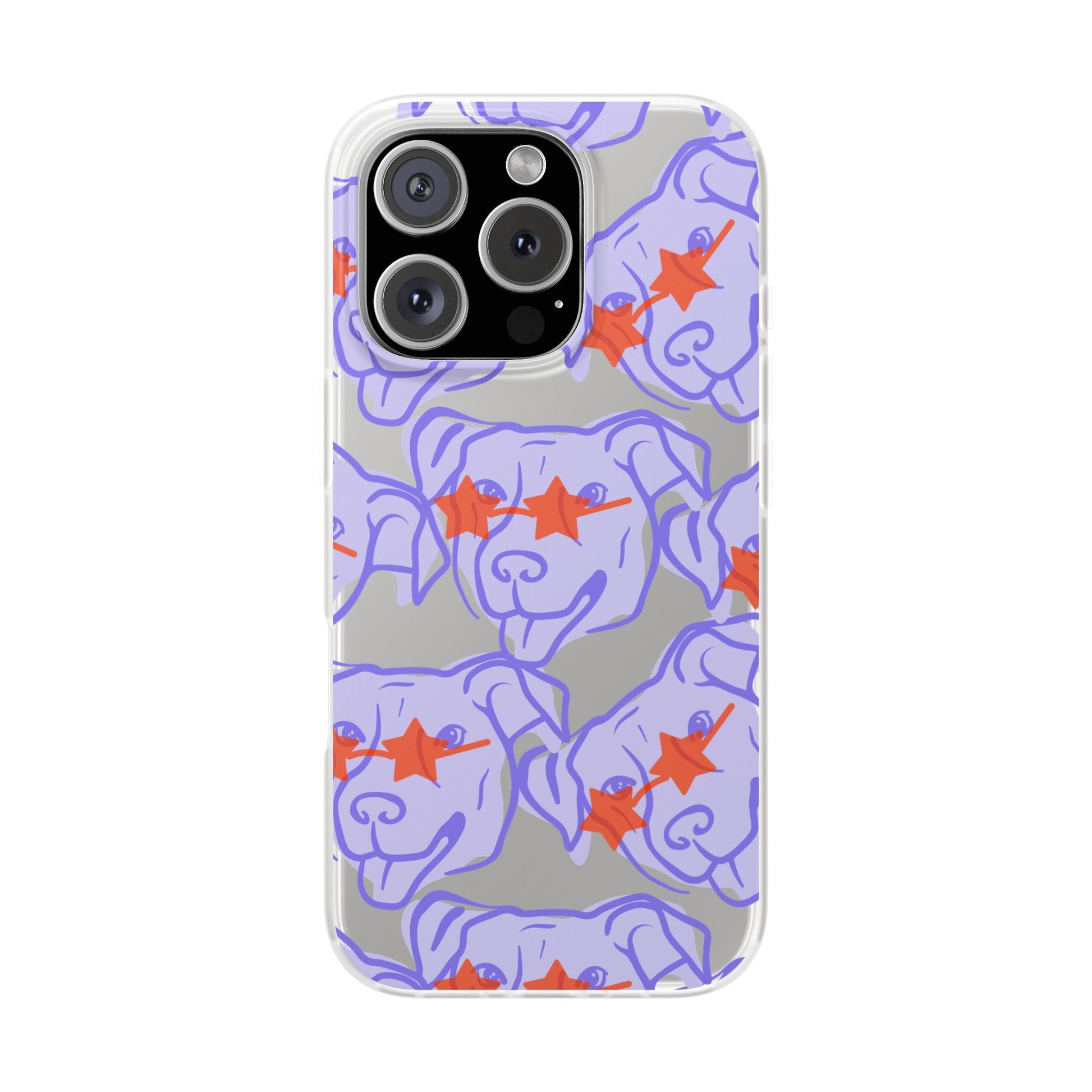 Puppy Sunglasses Flexi Case for iPhone 16 Pro