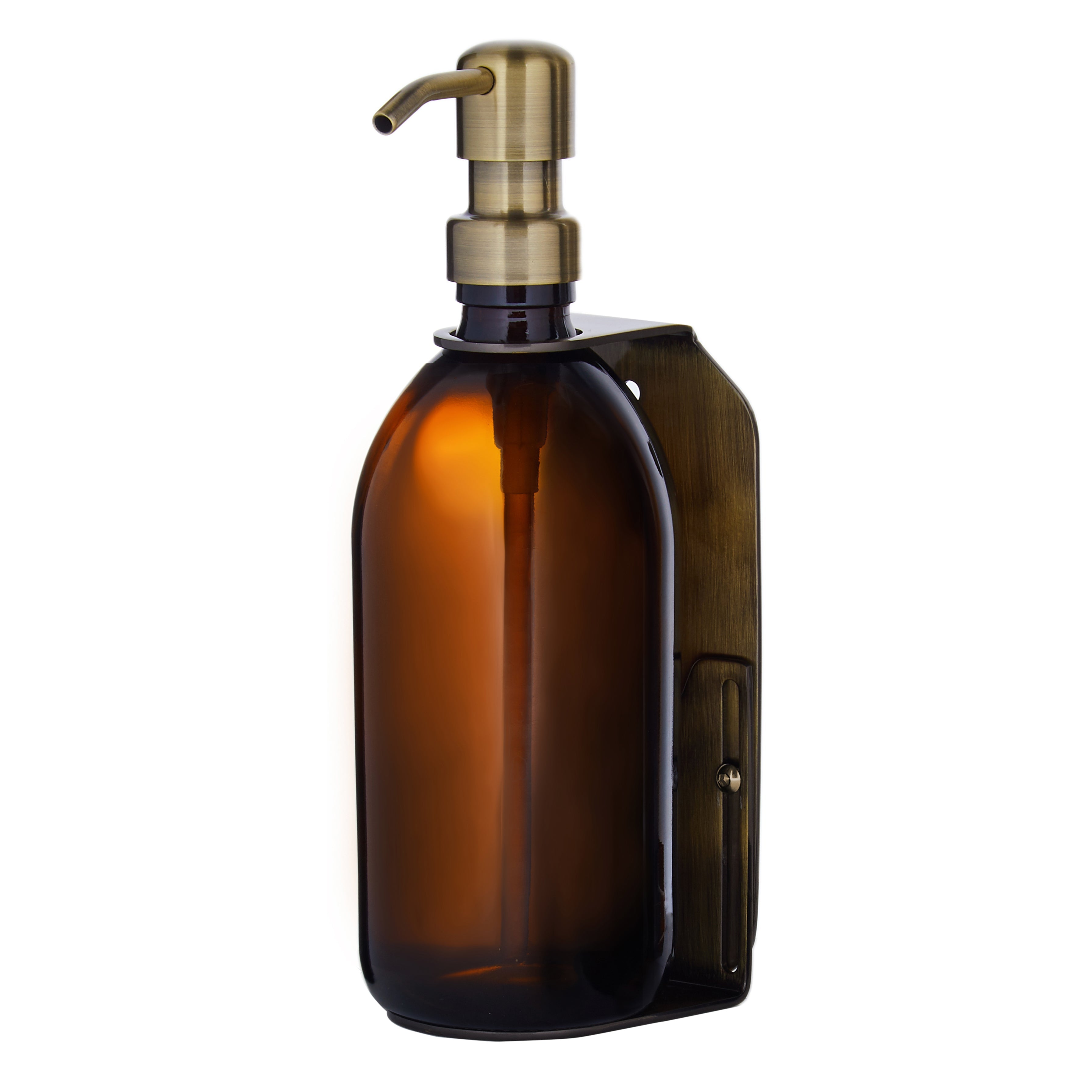 Gold Double Wall Mounted Soap Dispenser