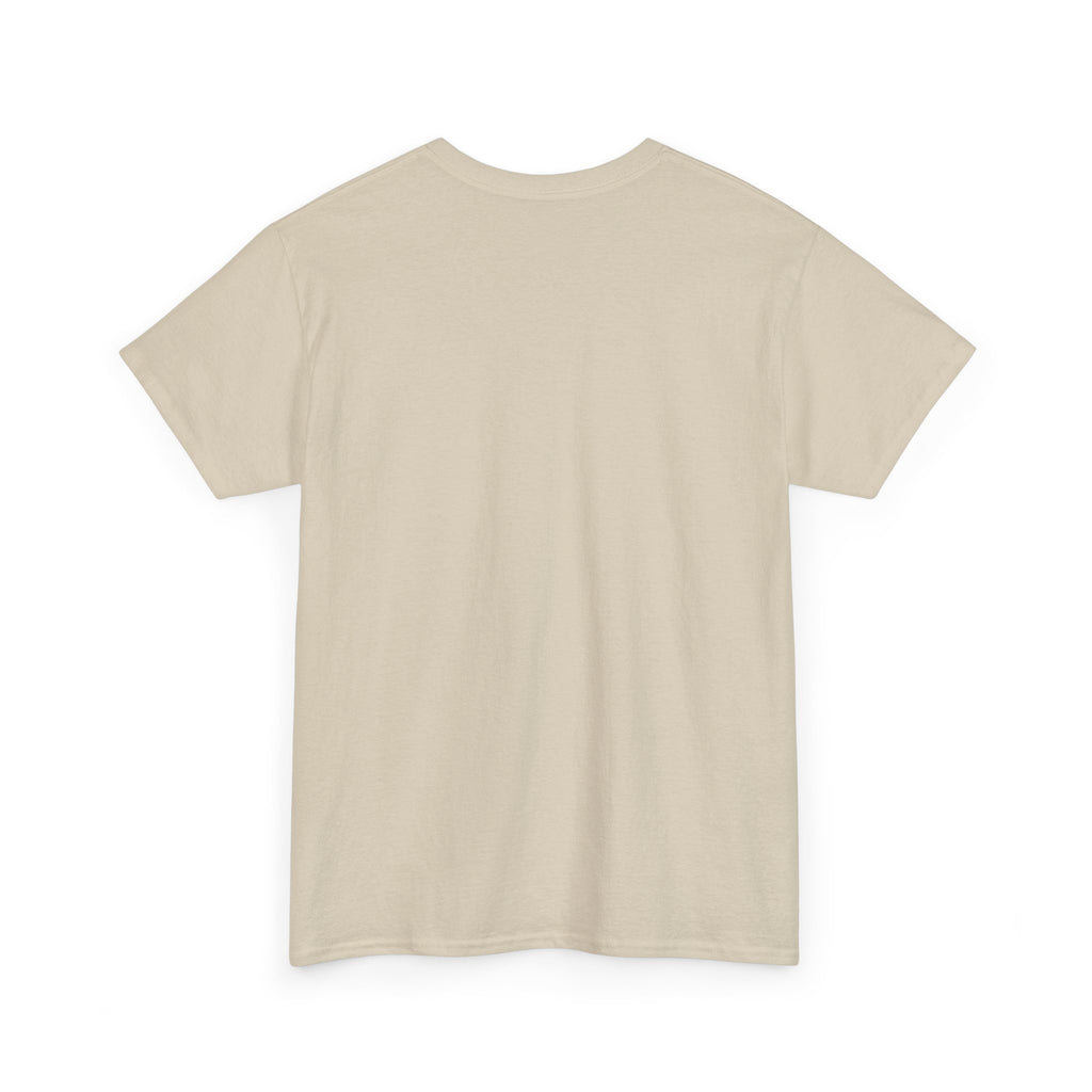 Beige t-shirt on a white background