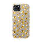 Thinking Emoji Buzz Soft Flexi Case for iPhone 15 Plus with emoticons