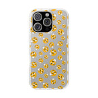 Thinking Emoji Buzz Soft Flexi Case for iPhone 16 Pro