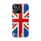 Phone case with Union Jack design on a white background
