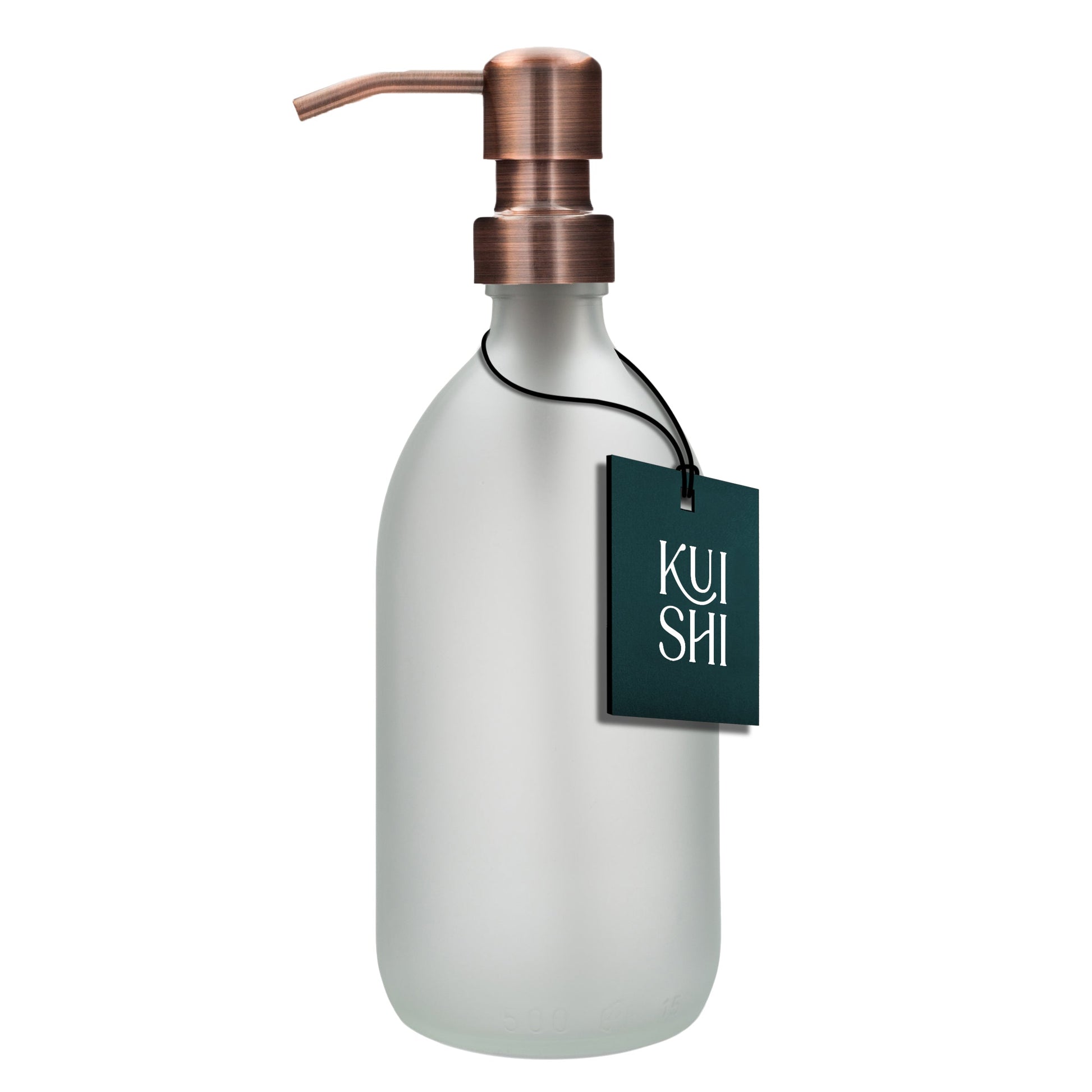 White Fog Glass Soap Dispenser | Kuishi