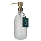 White Fog Glass Soap Dispenser | Kuishi