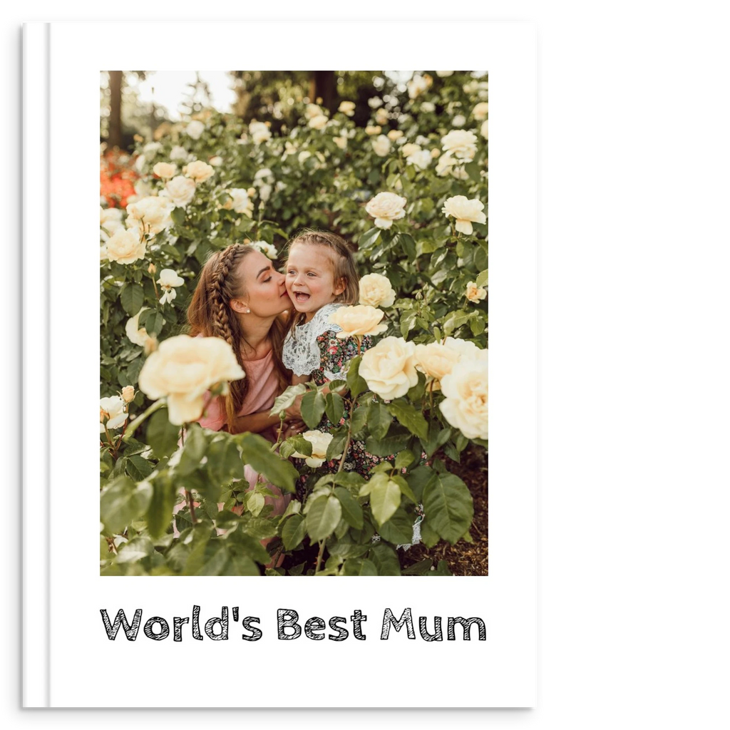 Word's Best Mum Hardcover Photo Book