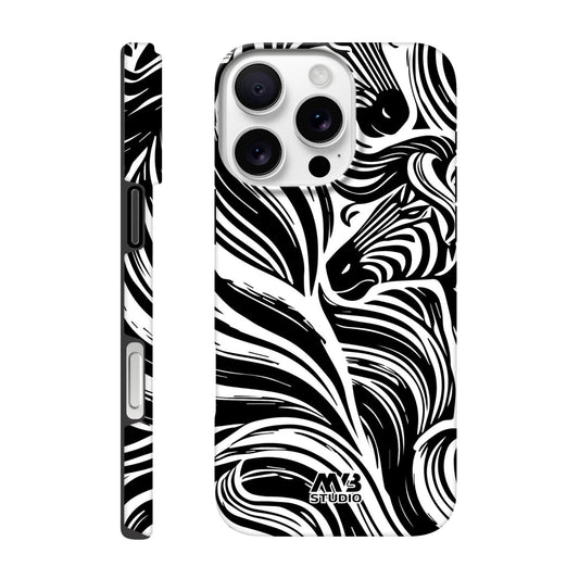 Abstract Zebra Tough Phone Case - iPhone - MVB STUDIO STORE
