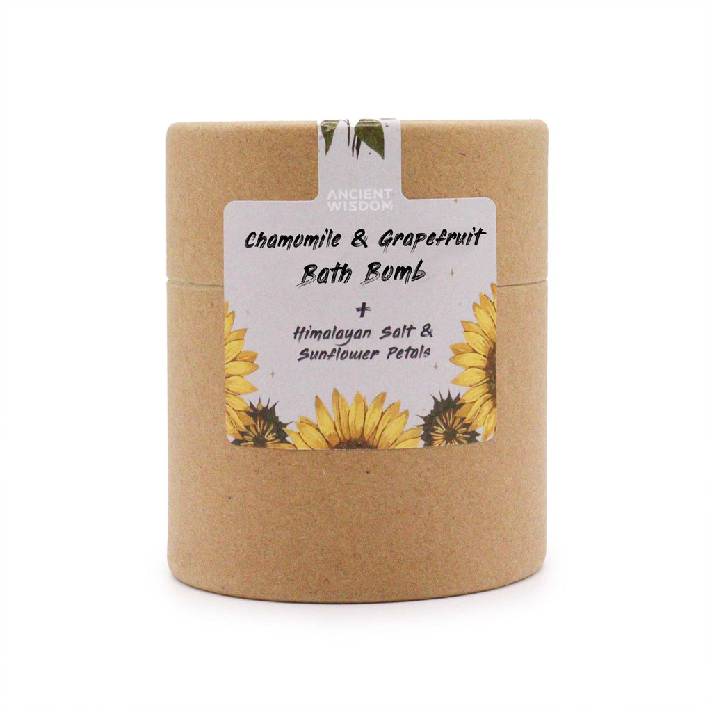 Packaging of the bath bomb side view
