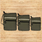 Canvas Tablet Pouch - Olive - MVB STUDIO STORE 