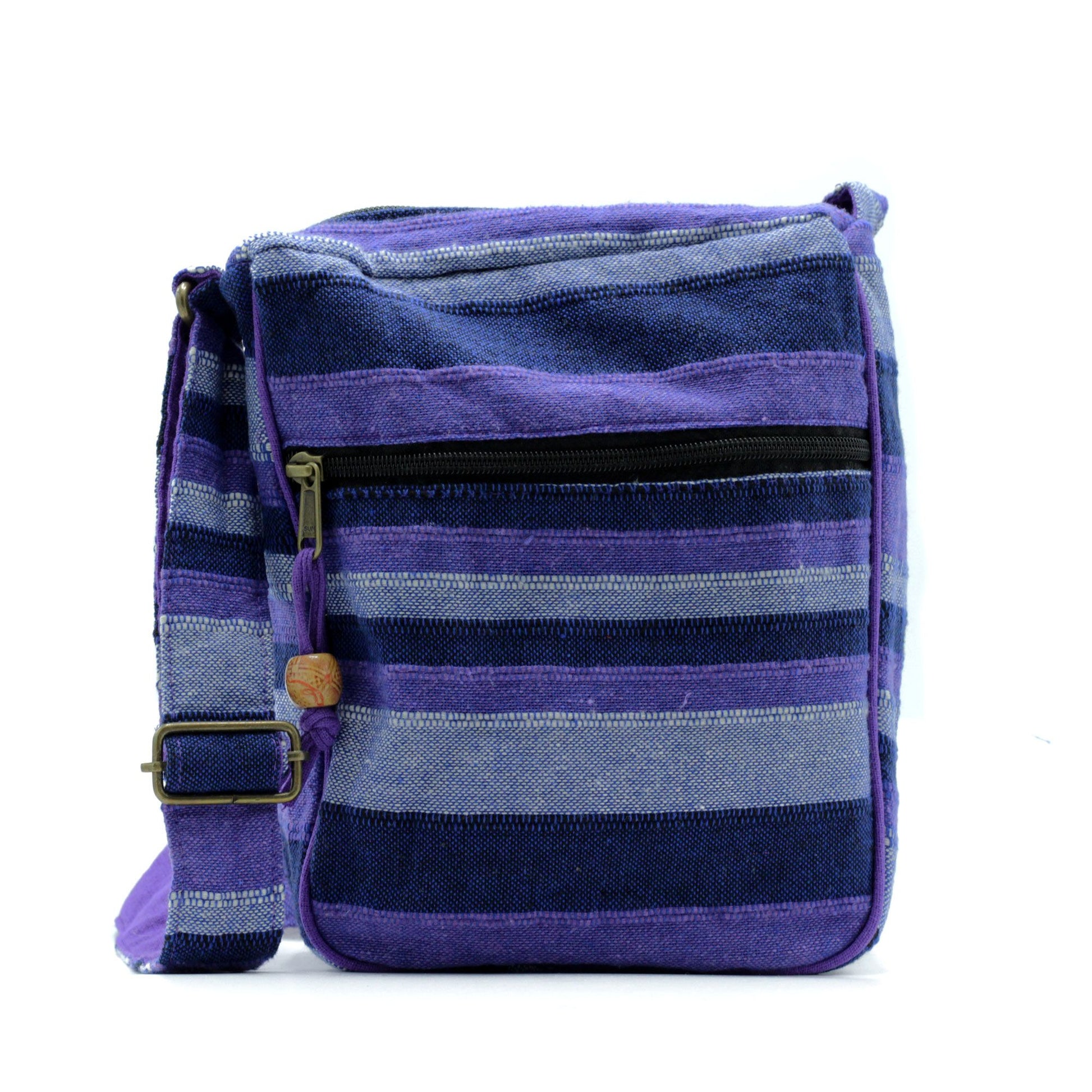 Large Deep Sea Blues Nepal Sling Bag