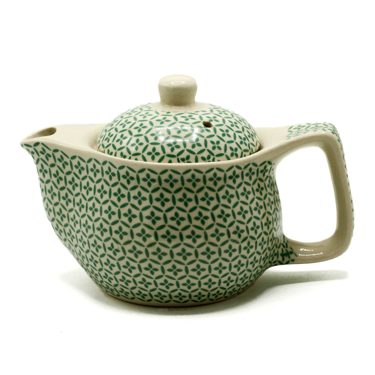 Small Green Mosaic Herbal Teapot