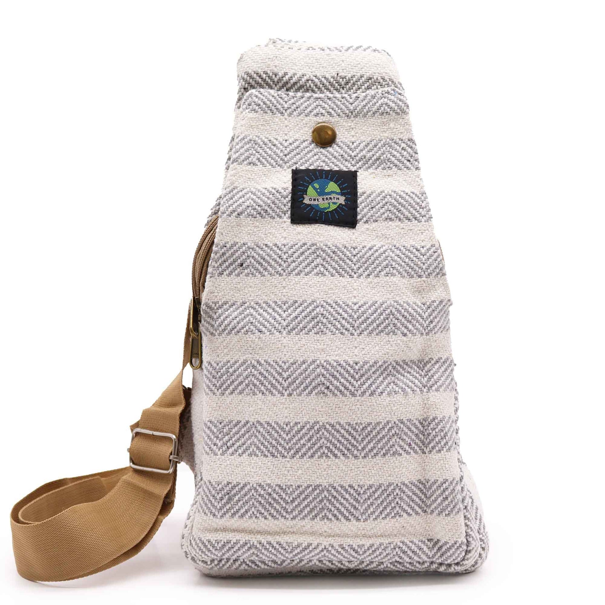 Grey & White Body Cross Eco-friendly Bag