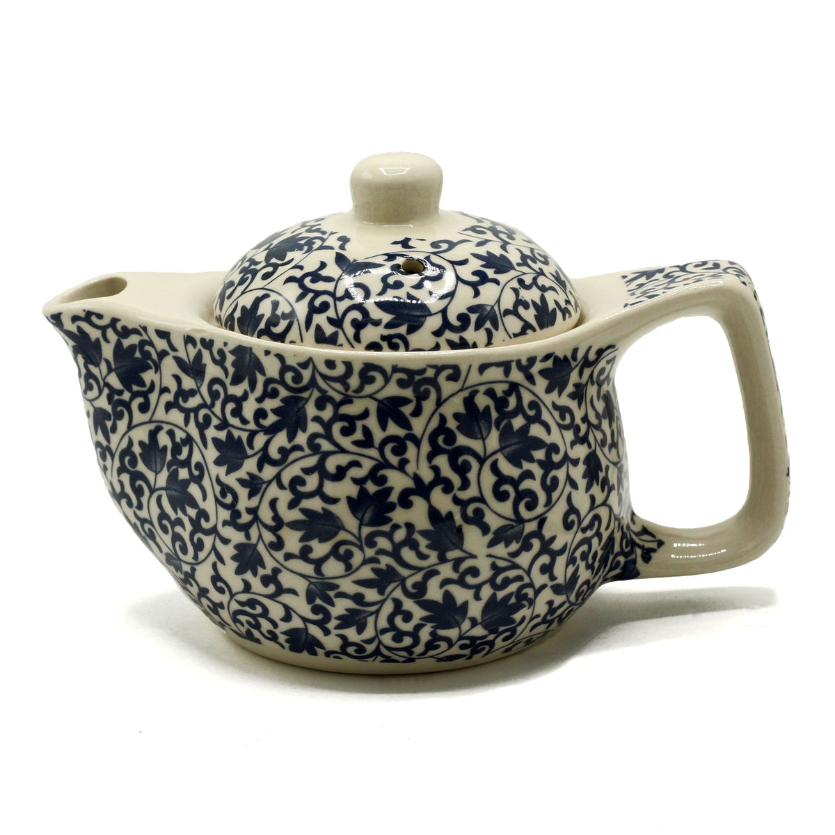 Small Blue Pattern Herbal Teapot