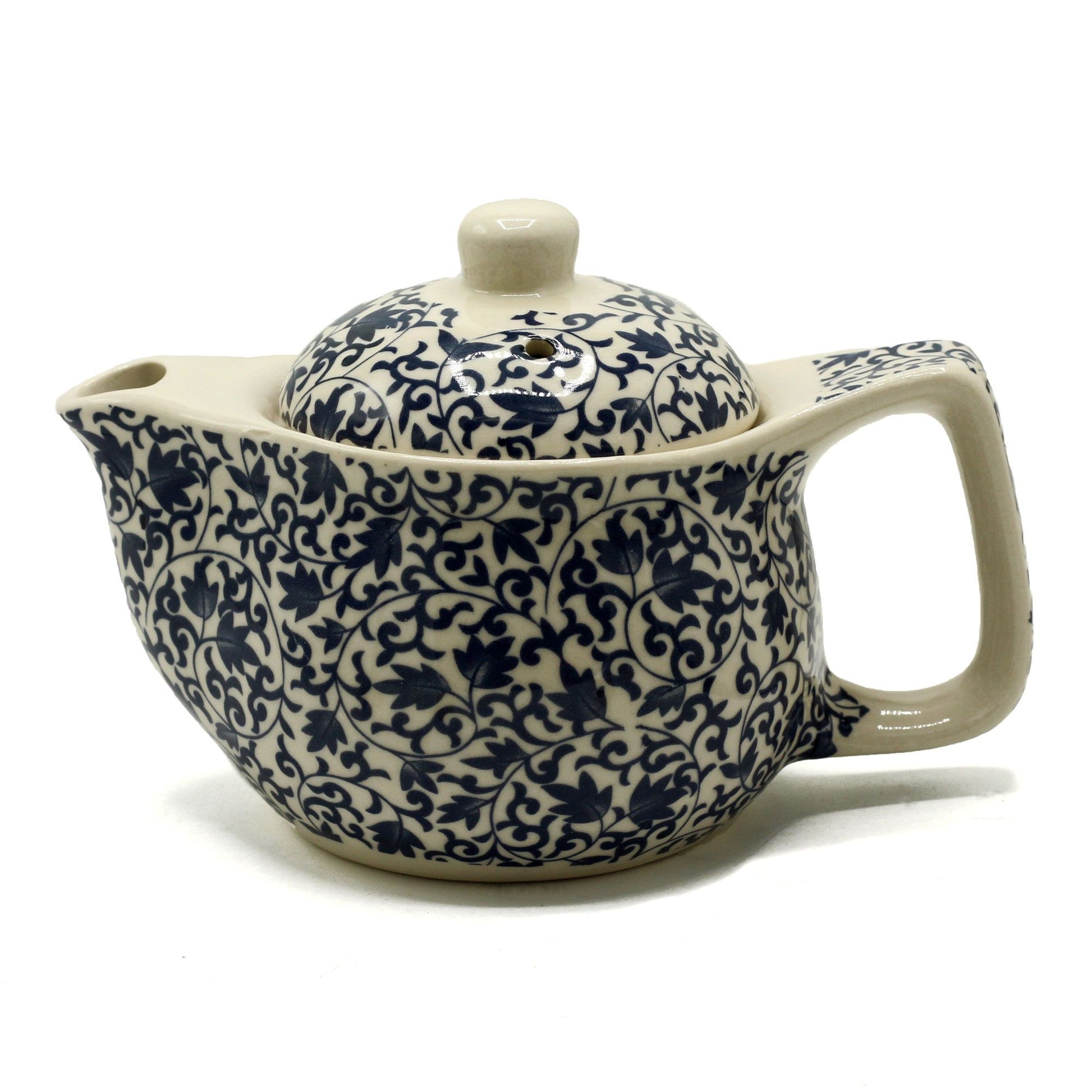 Small Blue Pattern Herbal Teapot