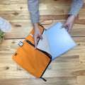 Canvas Large Laptop Pouch - Orange AW Dropship UK
