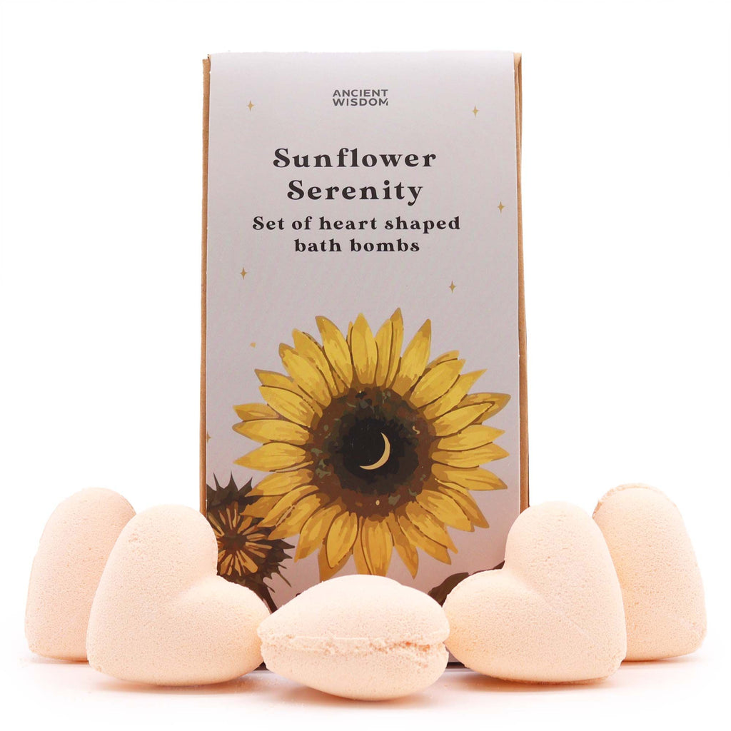 Sunflower Serenity Bath Heart Gift Set - MVB STUDIO STORE 