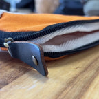 Canvas Large Laptop Pouch - Orange AW Dropship UK