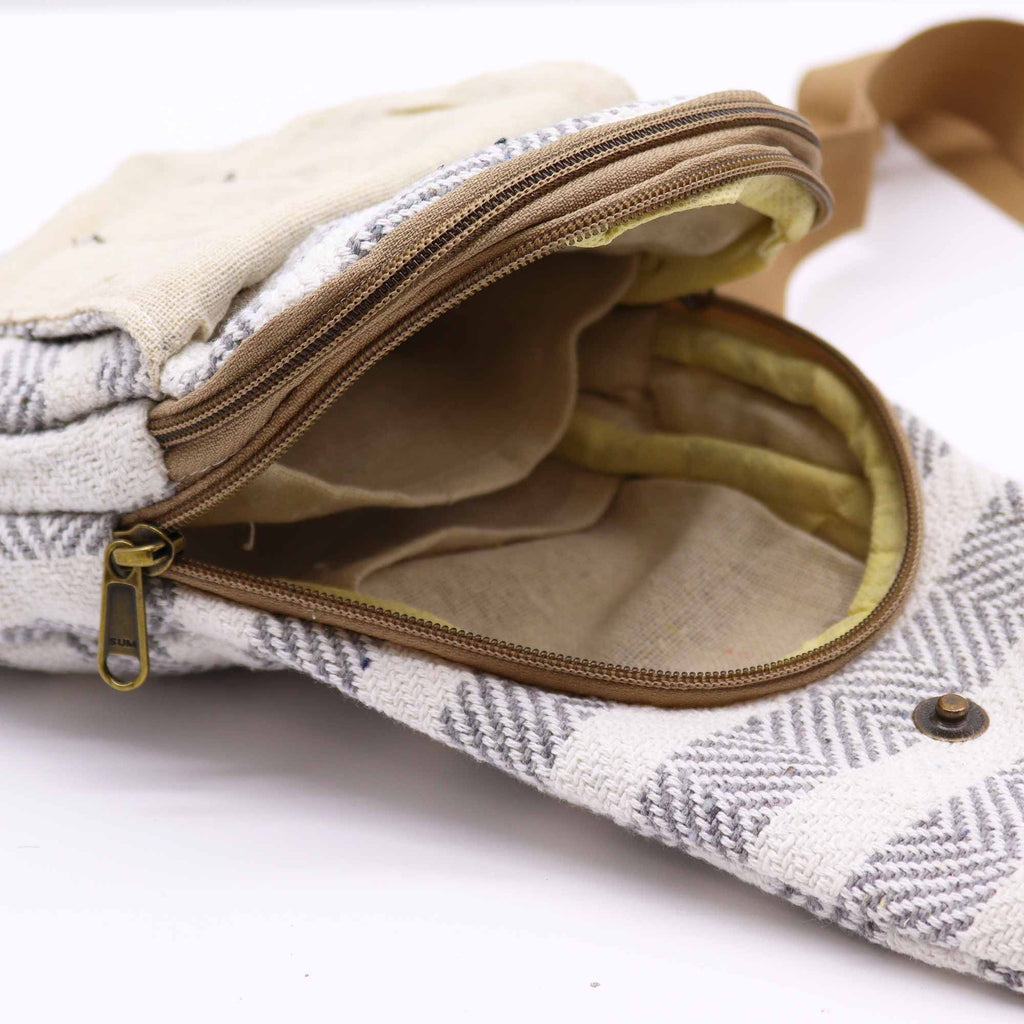 Grey & White Body Cross Eco-friendly Bag