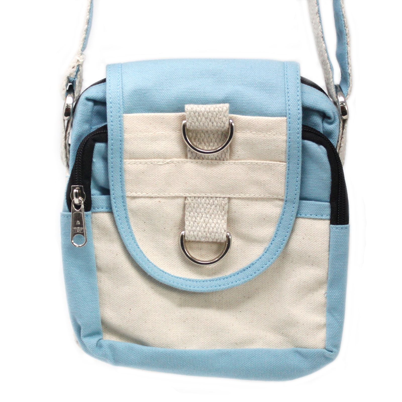 Light Blue Natural Travel Bag