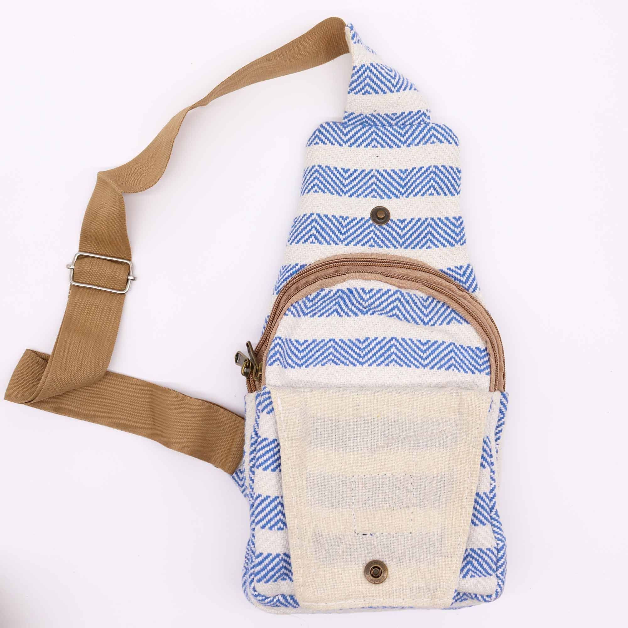 Blue & White Body Cross Bag