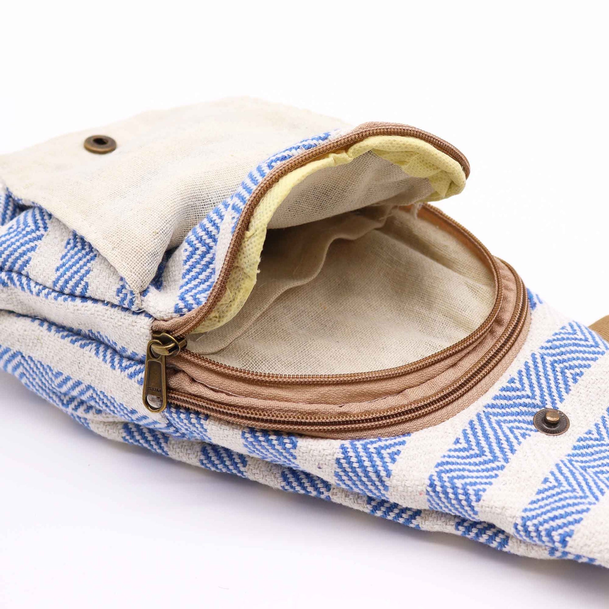 Blue & White Body Cross Bag
