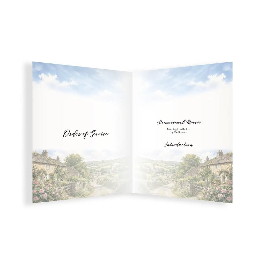 Countryside Funeral Order of Service