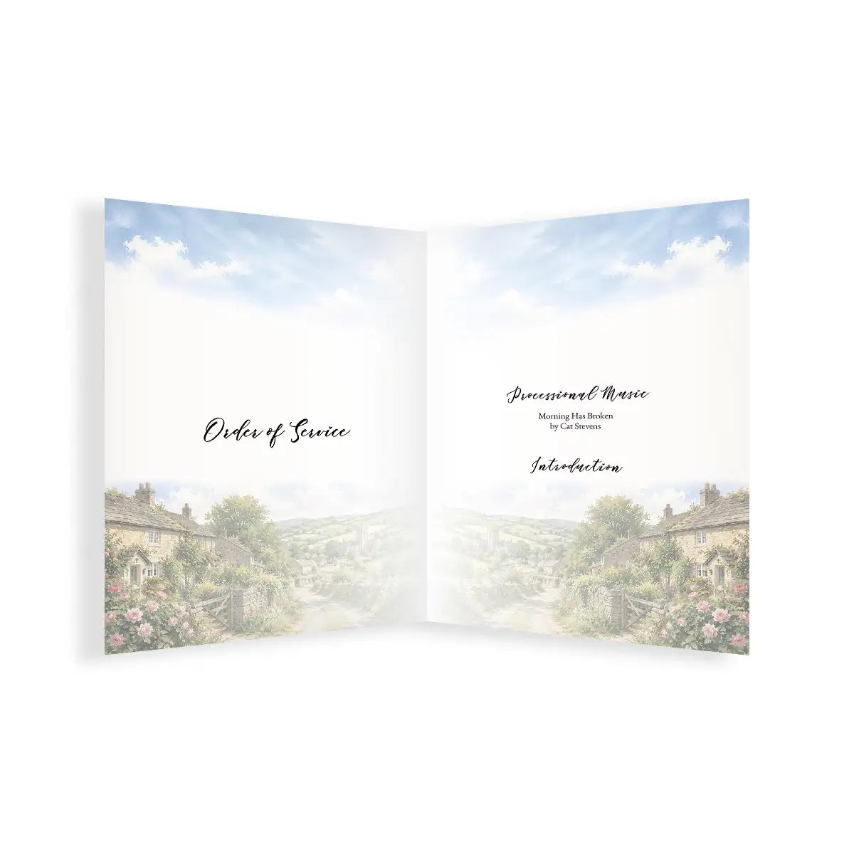Countryside Funeral Order of Service