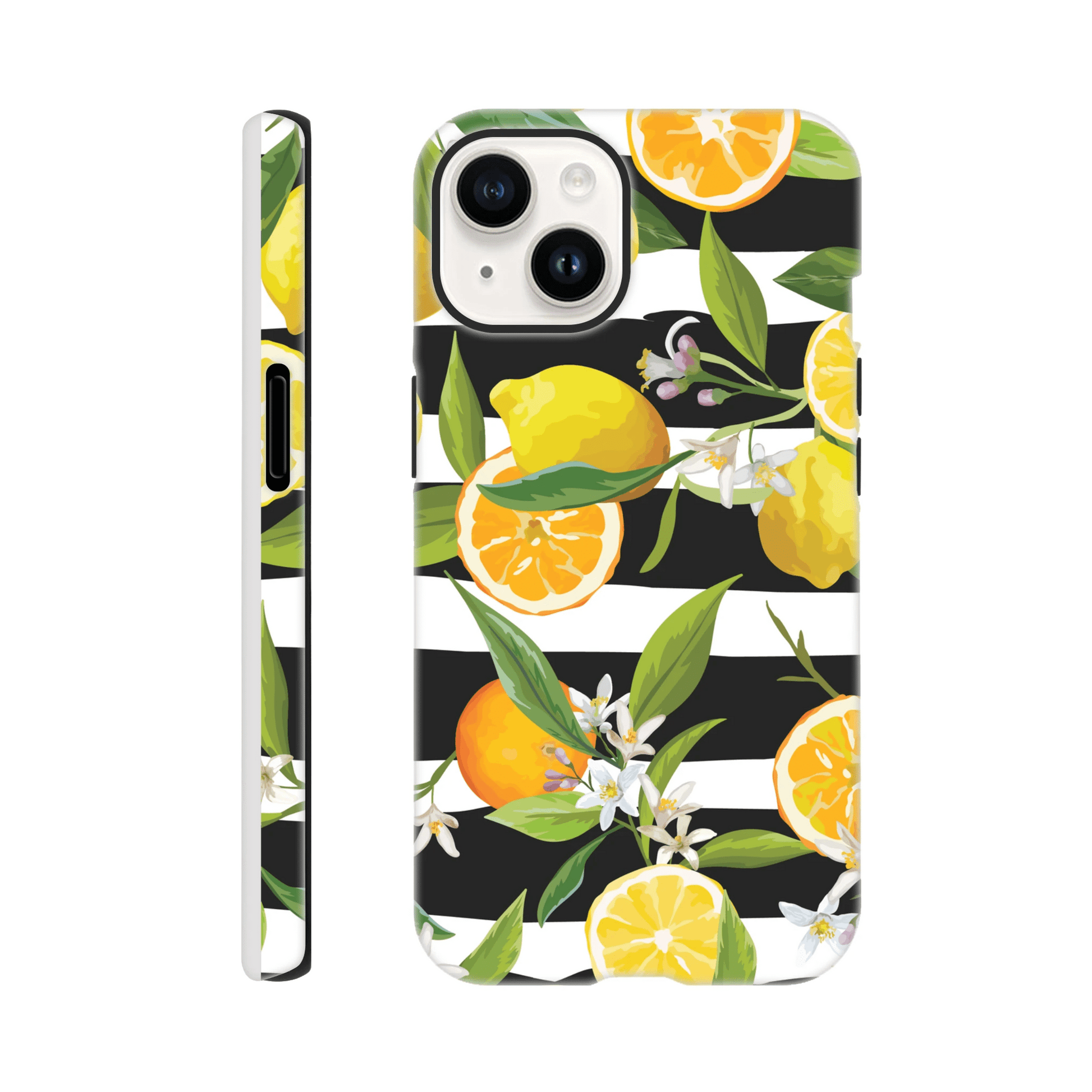 Citrus Stripe Tough Phone Case - iPhone - MVB STUDIO STORE