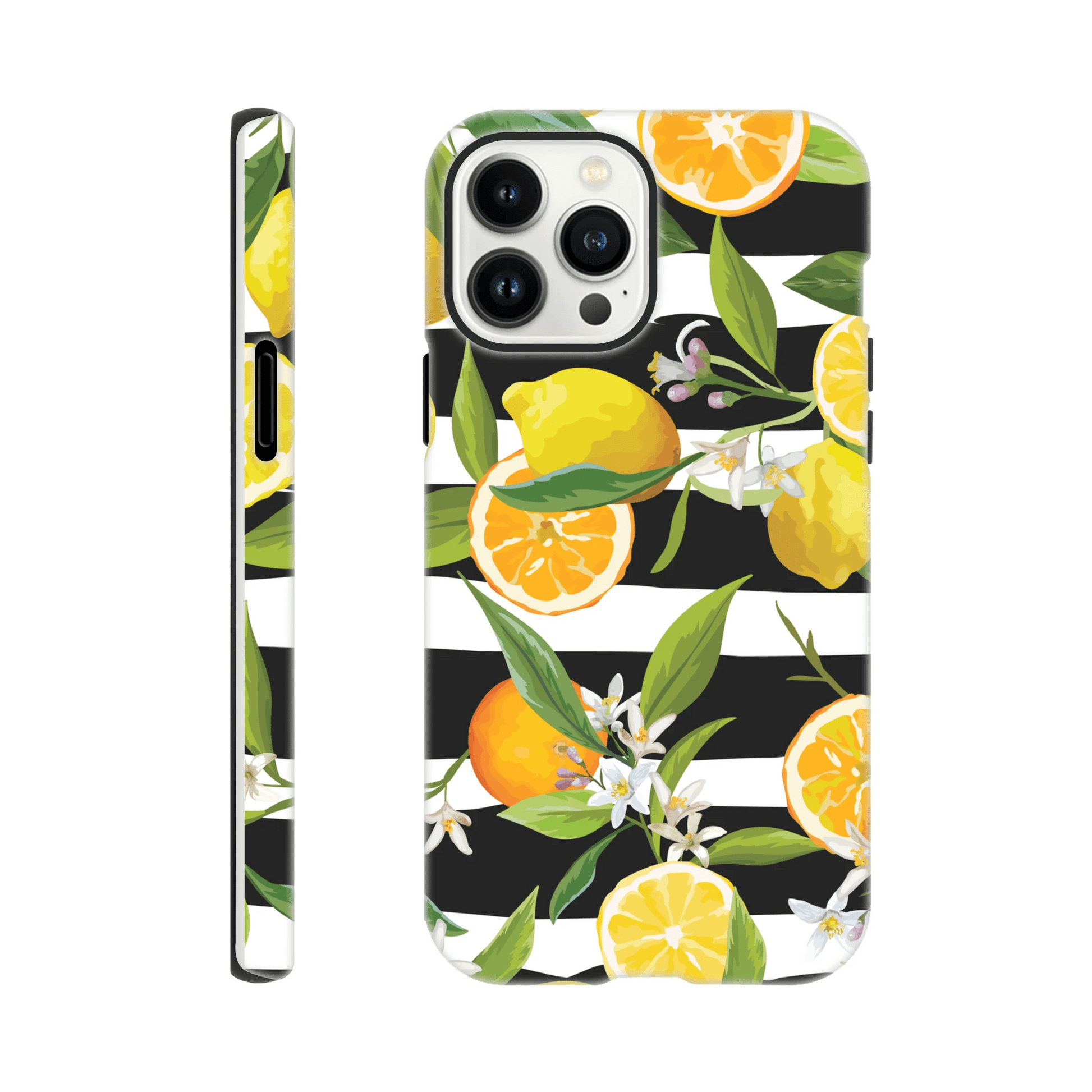 Citrus Stripe Tough Phone Case - iPhone - MVB STUDIO STORE