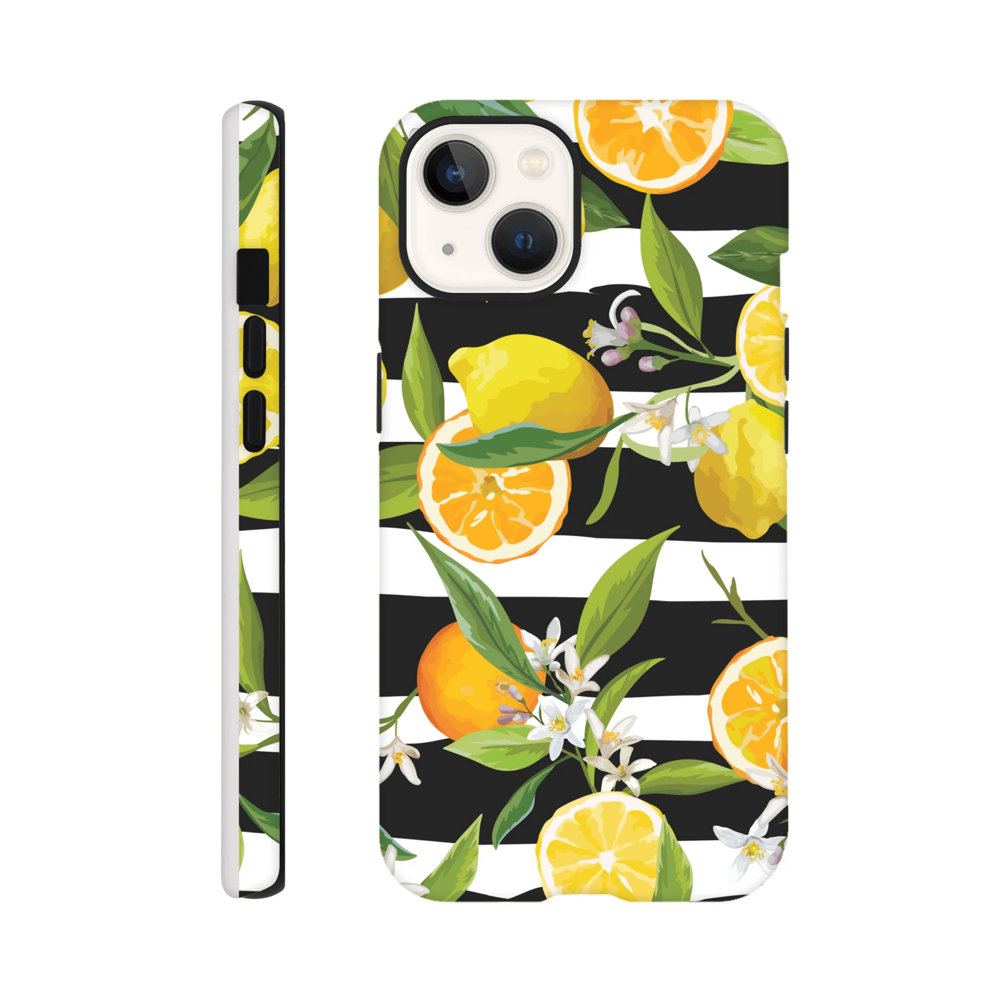 Citrus Stripe Tough Phone Case - iPhone - MVB STUDIO STORE
