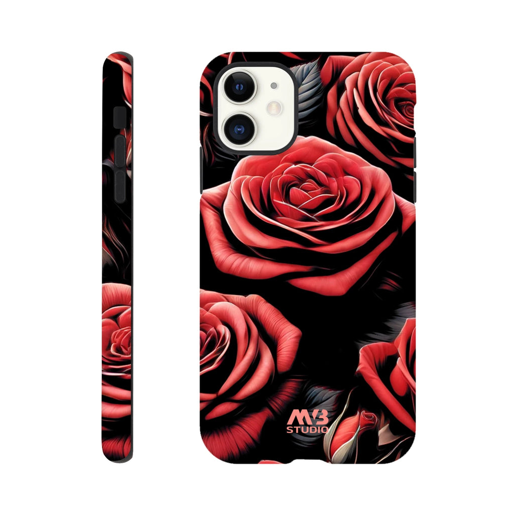Crimson Rose Tough Phone Case - iPhone - MVB STUDIO STORE